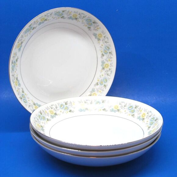 Mikasa Couture Collection Cherish 7 3/4" Coupe Soup Bowls Set of 4 - Picture 1 of 16